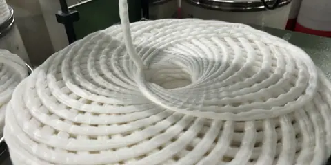 Yarn coils on the spinning floor